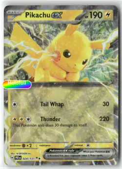 Pikachu ex - 028/131 [Pokemon PRE - 028/131] Holofoil - Image 2