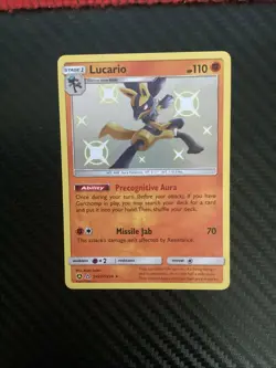 Pokemon Lucario SV22/SV94 Hidden Fates Shiny Vault Holo (Near Mint) - Image 1