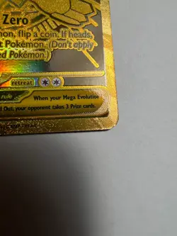 Pokemon Gold Mega Zygarde ex 124/088 Me03: Perfect Order Holo Pack Fresh Mint - Image 3