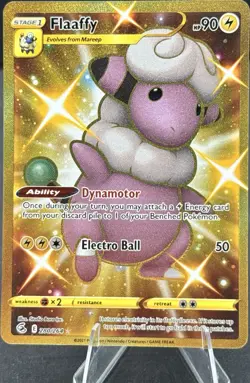 Pokemon TCG Swsh08: Fusion Strike Flaaffy 280/264 Secret Rare Holo English - Image 1