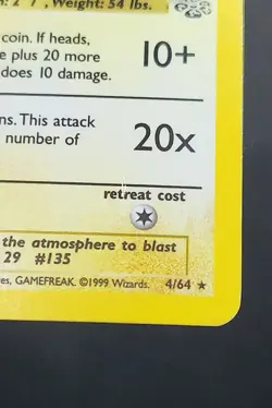 Jolteon 4/64 Pokemon Jungle Holo 1999 - MP - Image 4