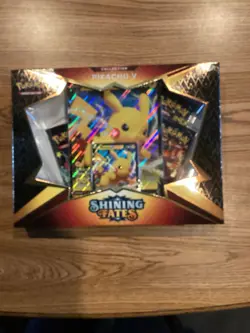 Pokemon TCG Shining Fates Collection Pikachu V - New/Factory Sealed Mint Rare - Image 1