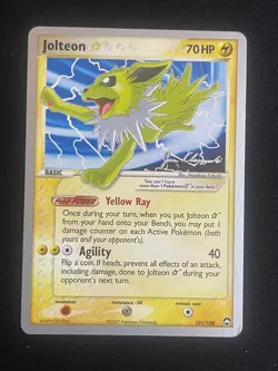 Pokemon Jolteon Star - 2008 (Jason Klaczynski) World Championship 101/108 LP - Image 1
