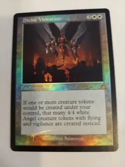 MTG Magic the Gathering Divine Visitation (306/573) Ravnica Remastered FOIL - Image 2