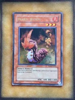 Yugioh Warm Worm TF04-EN001 Ultra Rare Promo NM - Image 1