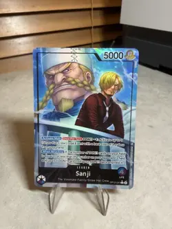 Sanji OP12-041 Alt Art Leader Legacy of the Master One Piece Card Game - Image 1