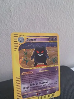 Pokemon Gengar Card 13/165 Holo Carte Ectoplasma Vintage Neo Expedition ♡ - Image 3