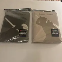 Magic the Gathering Final Fantasy Cloud And Sephiroth Ultra Pro 9-Pocket Binders - Image 1