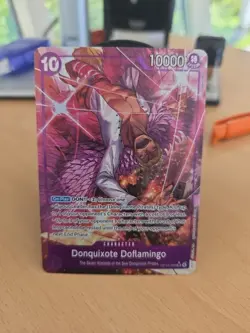 One Piece OP14–069 Donquixote Doflamingo SR Englisch - TCG Sammelkarte - Image 1