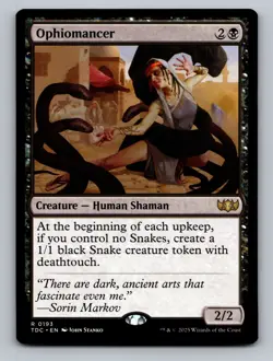 Ophiomancer R Commander: Tarkir: Dragonstorm 193 NM - Image 1