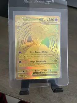 Pokemon TCG Mega Evolution - Mega Gardevoir ex 187/132 - Gold Hyper Rare NM - Image 1