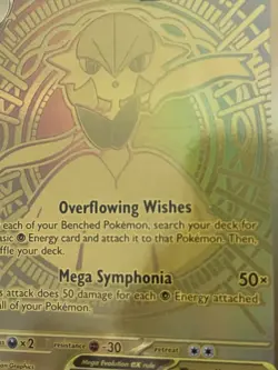 Pokemon TCG Mega Evolution - Mega Gardevoir ex 187/132 - Gold Hyper Rare NM - Image 4