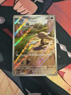 Pokemon TCG Paldean Wooper 102/094 Paldea Evolved Illustration Rare Holo EN - Image 1