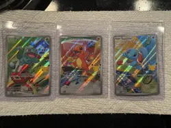 Pokemon TCG First Partner Illustration Collection Series 1 Kanto GEN 1 Starters - Image 1