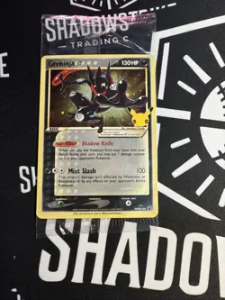 SWIRL Greninja Gold Star SWSH144 Promo NM Unopened Celebrations 2021 SEALED - Image 1