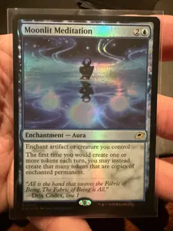 MTG Moonlit Meditation Edge of Eternities Foil 69 - Image 1