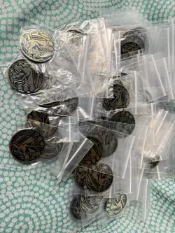 Pokemon TCG Charizard Metal Coin Lot x85 Official Pokemon Coins Bulk Lot - Image 1
