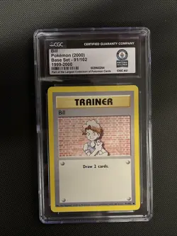 1999 Pokemon Bill Base Set #91 1/1 CGC Record Holder - Image 1