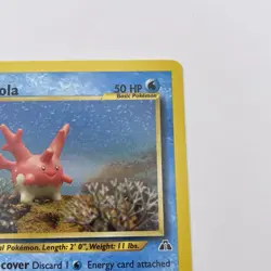Corsola 37/75 Neo Discovery NM WOTC Pokemon TCG Vintage Single - Image 4