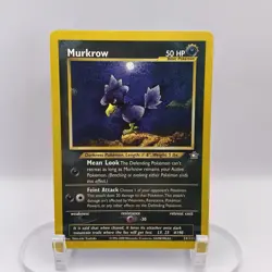 Murkrow 24/111 Neo Genesis LP Rare WOTC Pokemon TCG Vintage Single - Image 1