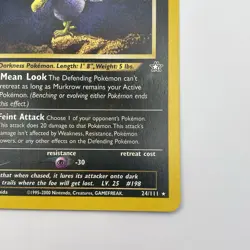 Murkrow 24/111 Neo Genesis LP Rare WOTC Pokemon TCG Vintage Single - Image 5