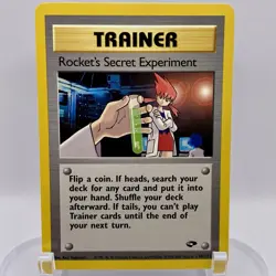 Rocket's Secret Experiment 120/132 Gym Challenge NM Uncommon WOTC Pokemon TCG - Image 1