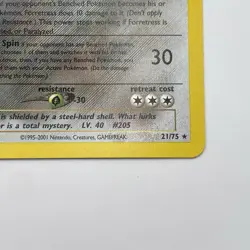 Forretress 21/75 Neo Discovery NM Rare WOTC Pokemon TCG Vintage Single - Image 5