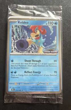 Pokemon TCG Keldeo Chaos Rising 019/086 Stamped PROMO Sealed - Image 1
