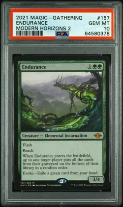 2021 Magic The Gathering ENDURANCE #157 PSA 10 MTG Modern Horizons 2 Mythic T589 - Image 1