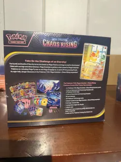 Pokemon Chaos Rising Pokemon Center ETB - Factory Sealed (ripped Seal) - Image 3
