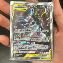 The Pokemon Company Garchomp & Giratina GX SM193 TAG TEAM Promo Holo 270HP - Image 1