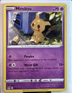 Mimikyu 080/196 R Lost Origin Pokemon NM/M LOR - Image 1