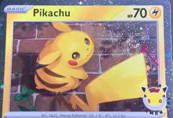 Pikachu 051/162 Temporal Forces - 2026 Pokemon Day Promo - Cosmos Holo SWIRL NM - Image 2
