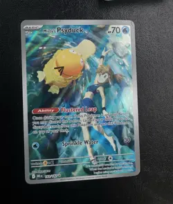 Pokemon Company Misty's Psyduck 193/182 Sv10 Destined Rivals IR Holo FA - Image 1