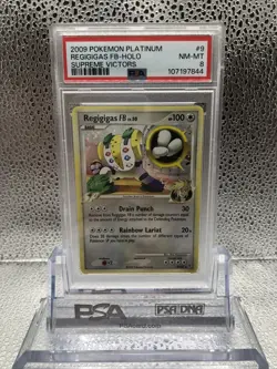Pokemon - Regigigas FB Holo - 2009 Platinum Supreme Victors - PSA 8 - Image 1