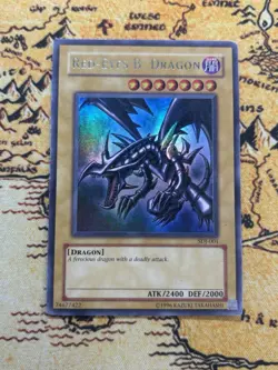 Yugioh Red-Eyes B. Dragon SDJ-001 Ultra Rare Unlimited DMG - Image 1