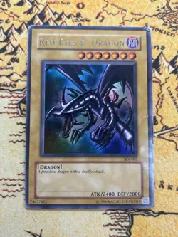 Yugioh Red-Eyes B. Dragon SDJ-001 Ultra Rare Unlimited DMG - Image 3