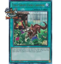 Yugioh! 1x That Grass Looks Greener RA03-EN063 Ultimate Rare 1st Ed NM - Image 1
