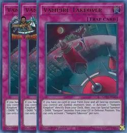Yugioh! 3x Vampire Takeover GFP2-EN168 Ultra Rare 1st Ed NM - Image 1