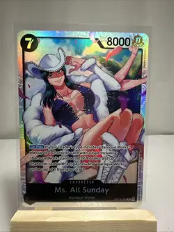 Ms. All Sunday OP14-084 Super Rare NM One Piece TCG English - Image 1
