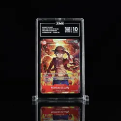2024 ONE PIECE PROMOS TREASURE BOOSTERS SET MONKEY.D.LUFFY 006 TAG 10 GEM MINT - Image 1