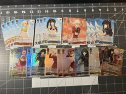 Weiss Schwarz LYCORIS RECOIL English Complete Tier 1 Deck w Sleeves & Extras - Image 1
