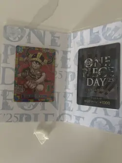 one piece premium card collection One Piece Day 25 Japanese Luffy P 110 2025 - Image 3