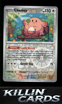Reverse Holofoil Chansey 113/165 Pokemon Rare SV: Scarlet & Violet 151 Card NM - Image 1