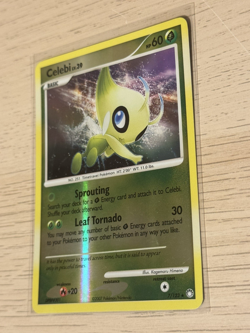 Celebi LV.39 7/123 Rare Reverse Holo Pokemon Card LP - Image 2