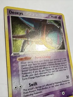 Deoxys (Speed Forme) 2/106 Emerald Holo Pokemon Card LP - Image 5