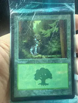 Near Mint MTG All 5 Lands Euro European Blue Sealed Pack Forest Island PlainsU - Image 1