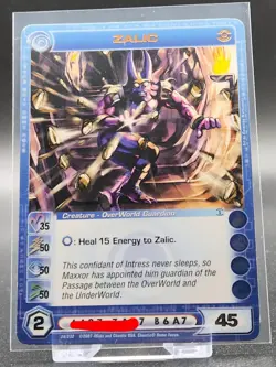 Chaotic Card : Zalic Dawn Of Perim Dop First Edition Rare Creature - Image 1