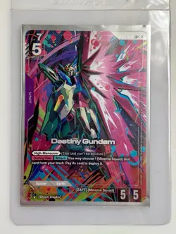 Destiny Gundam (LR+) - Phantom Aria (GD04) - Gundam Card Game (Mint, Pack Fresh) - Image 1