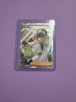 Pokemon TCG Black Bolt Ultra Rare Trainer Card N's Plan 163/086 - Image 1